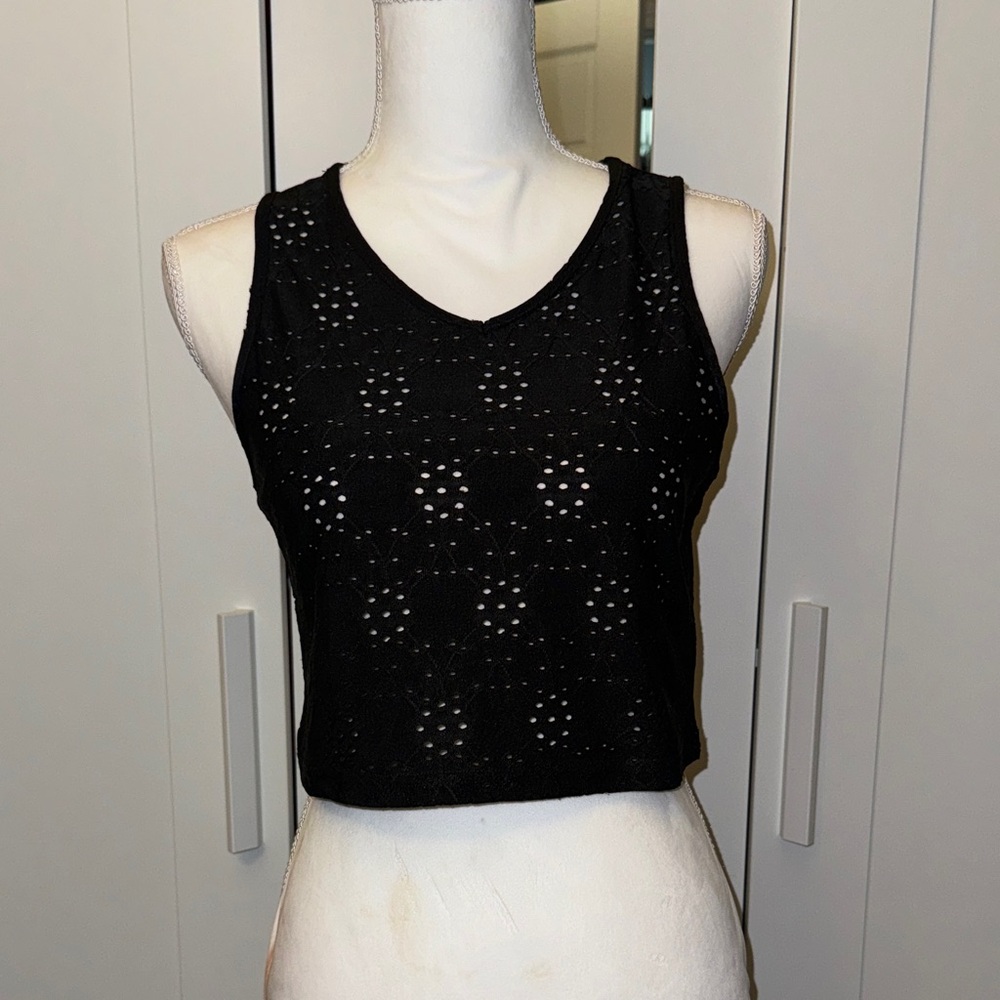 Black Sleeveless Top